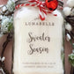 Sweater Season Christmas Candle