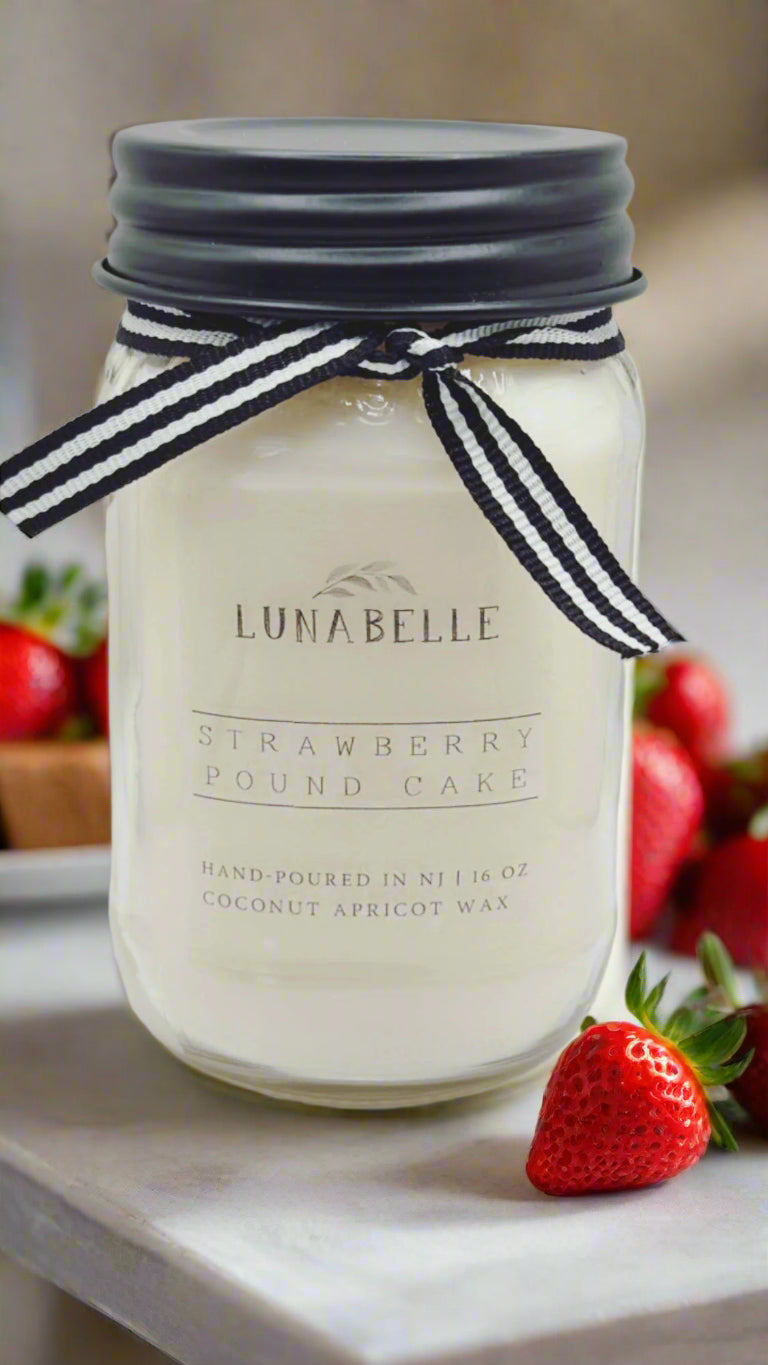 Strawberry Pound Cake - LunabelleDesignUSA