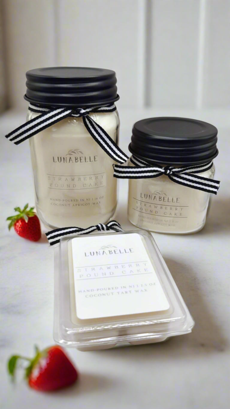 Strawberry Pound Cake - LunabelleDesignUSA