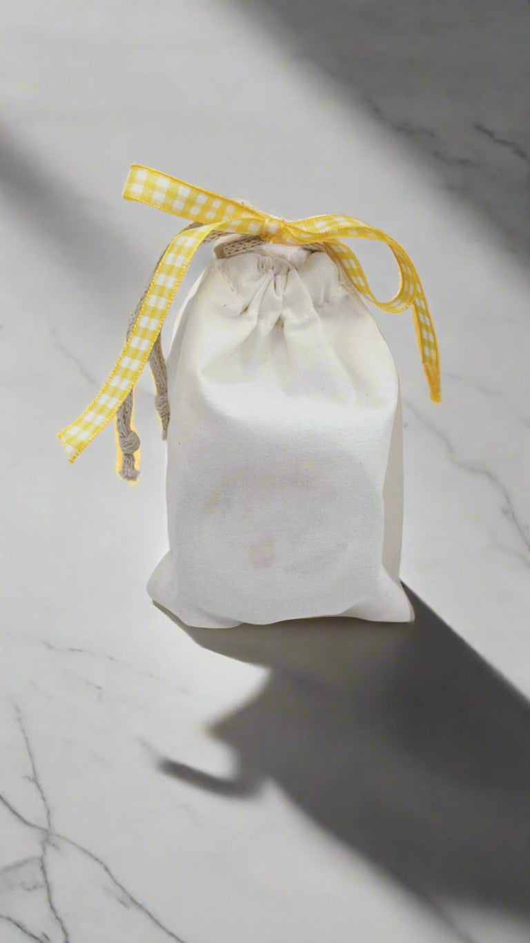 Tin with pouch and ribbon - LunabelleDesignUSA