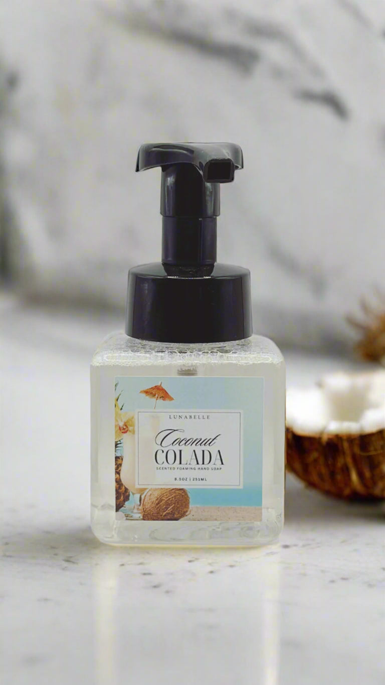 Coconut Colada Foaming Hand Soap, 8.5 OZ. – Gentle & Clean Cleanser