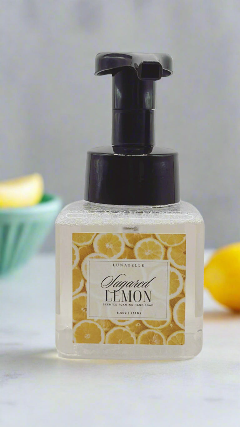 Sugared Lemon Foaming Hand Soap, 8.5 OZ. – Gentle & Clean Cleanser