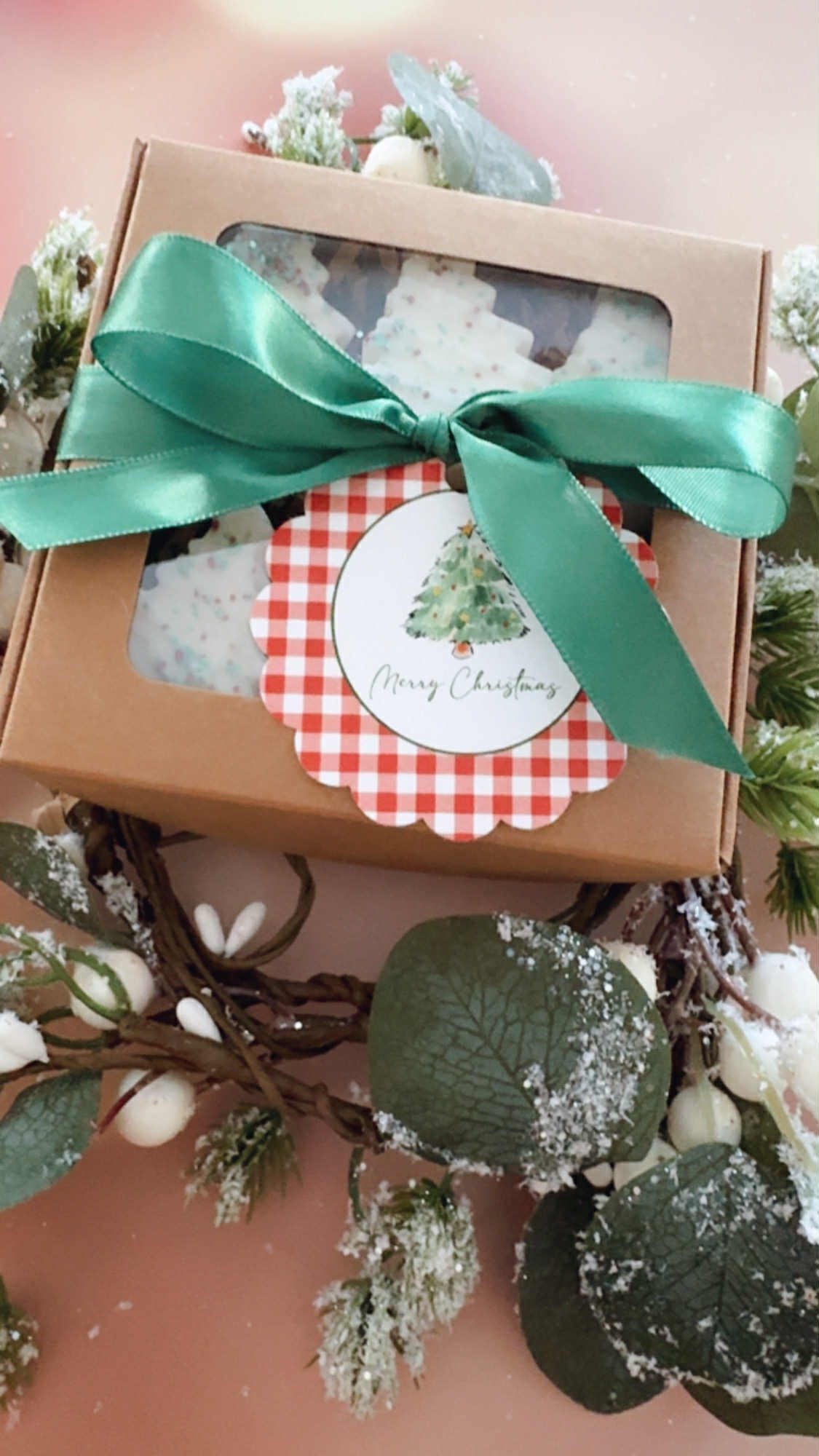 Christmas Tree Wax Melt Gift Box | Christmas Candle Alternative