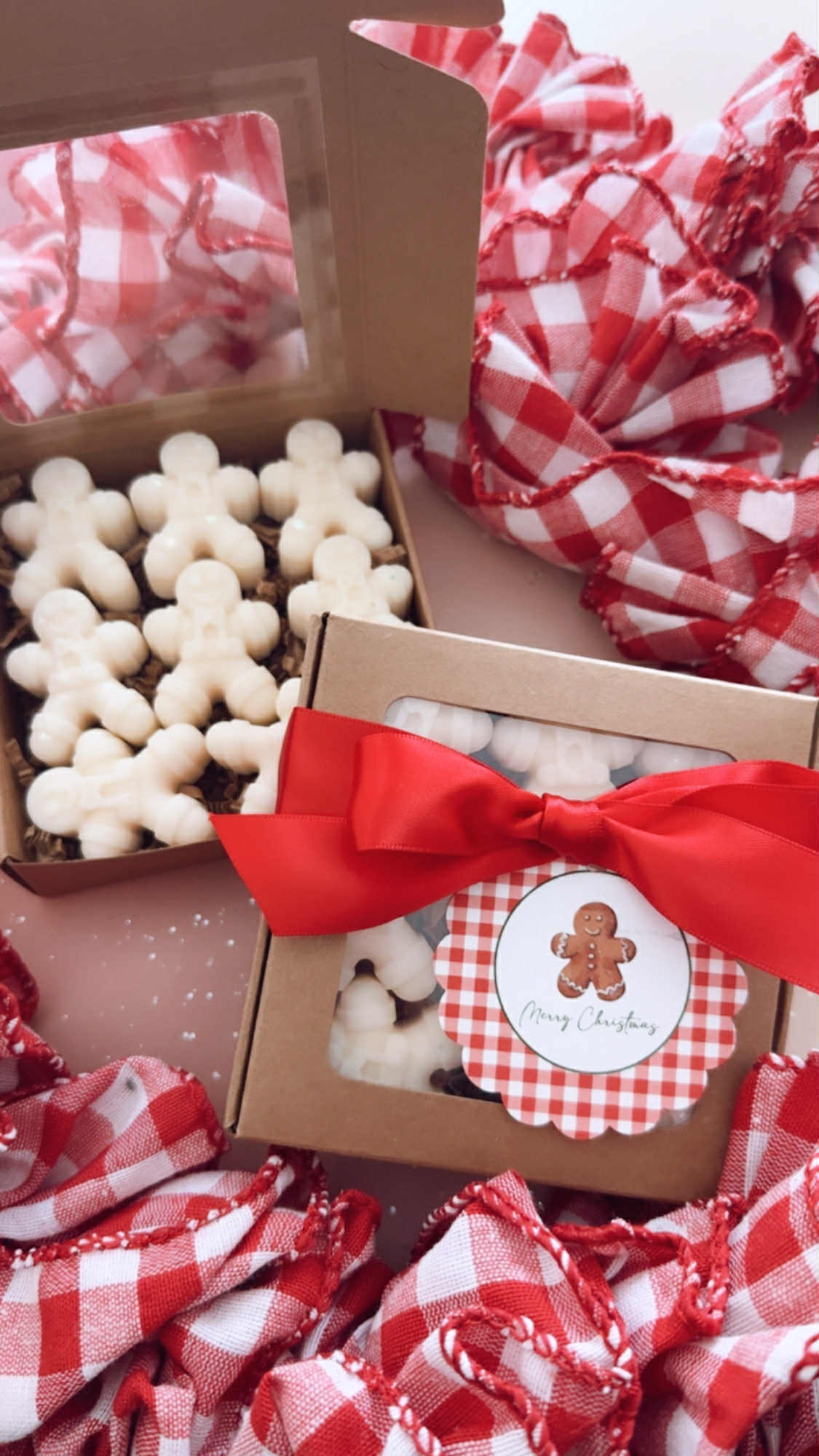 Frosted Gingerbread Wax Melt Gift Box | Christmas Candle Alternative