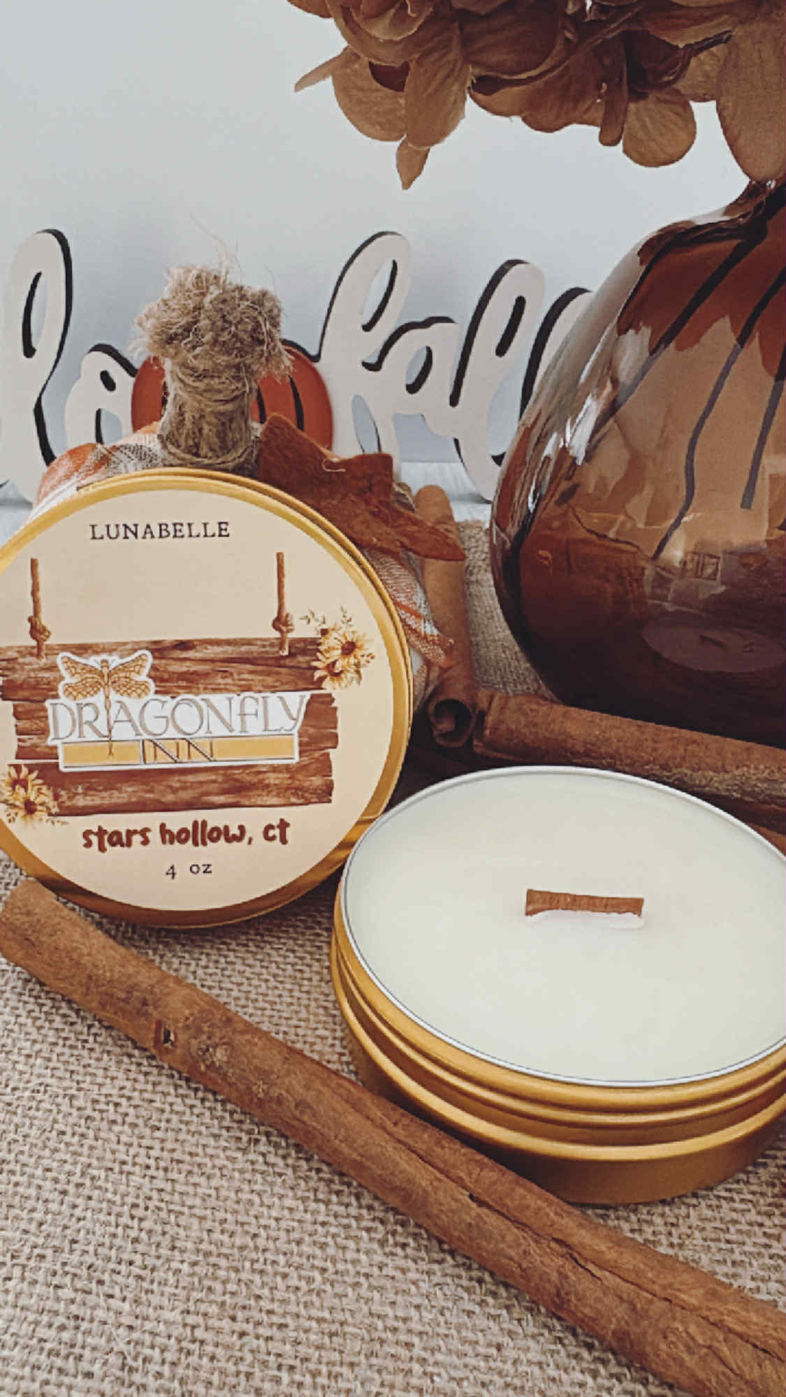 Gilmore Girls Inspired Candle Gift Set – Autumn in Stars Hollow Collection