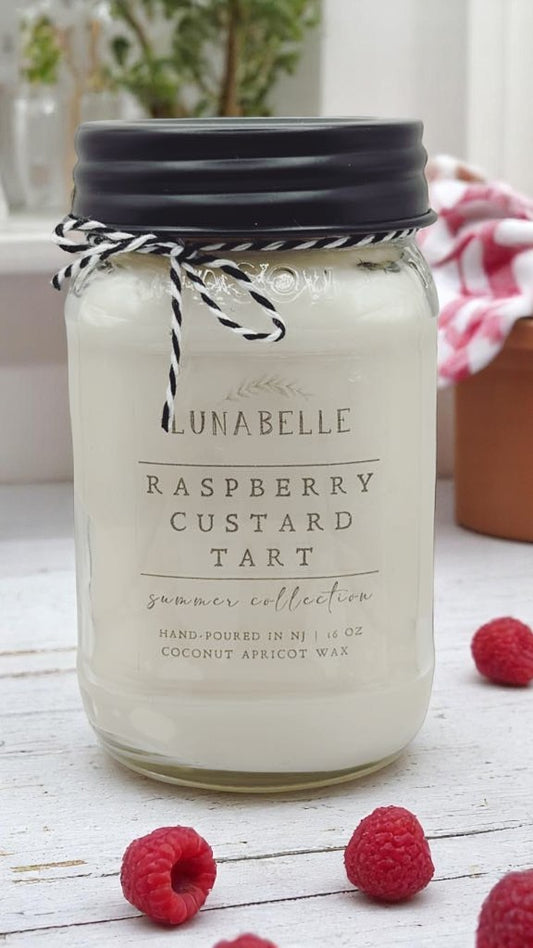 Raspberry Custard Tart