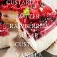 Raspberry Custard Tart