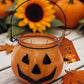 Double Wicked Jack-O-Lantern Fall Pumpkin Candle