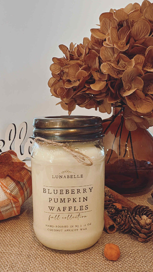 Blueberry Pumpkin Waffles