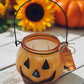 Double Wicked Jack-O-Lantern Fall Pumpkin Candle