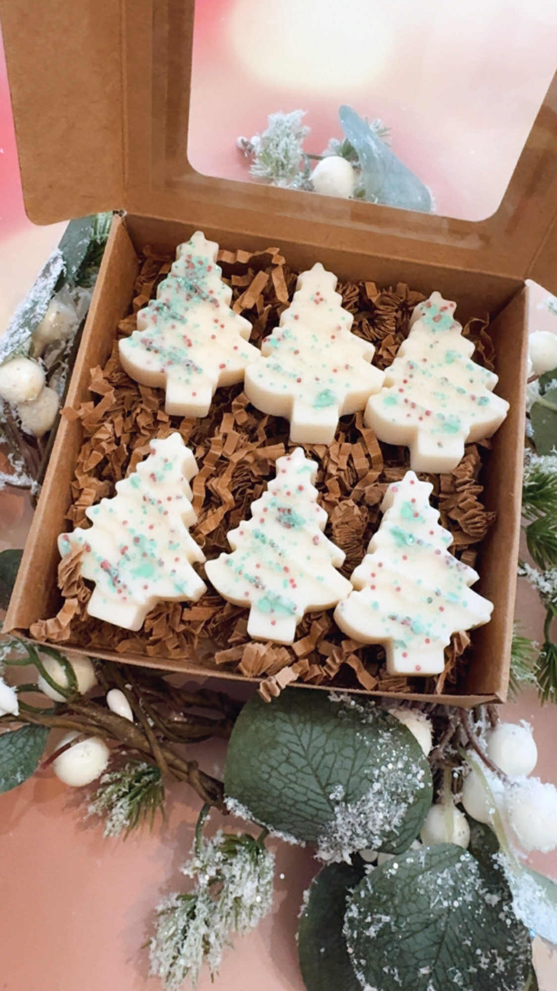 Christmas Tree Wax Melt Gift Box | Christmas Candle Alternative