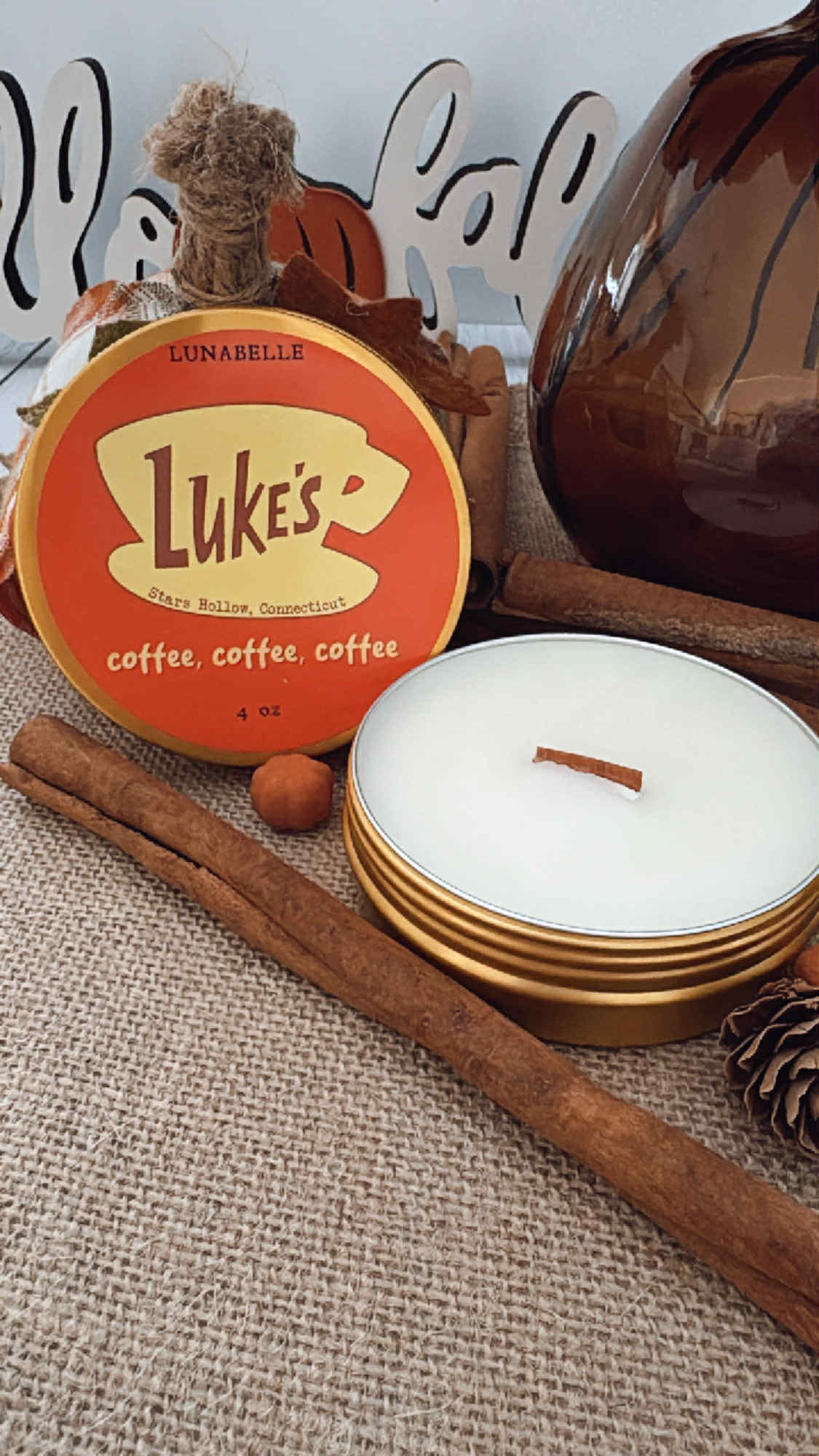 Gilmore Girls Inspired Candle Gift Set – Autumn in Stars Hollow Collection