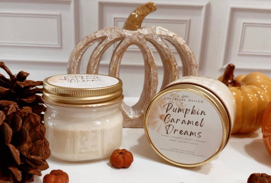 Pumpkin Caramel Dreams, 4 oz. jar - LunabelleDesignUSA