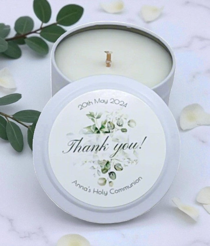 Communion Thank You Eucalyptus Bulk Candle