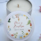 Baptism Floral Thank You Bulk Candle Favor