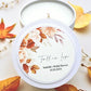 Fall in Love Bridal Shower Bulk Favor Candle