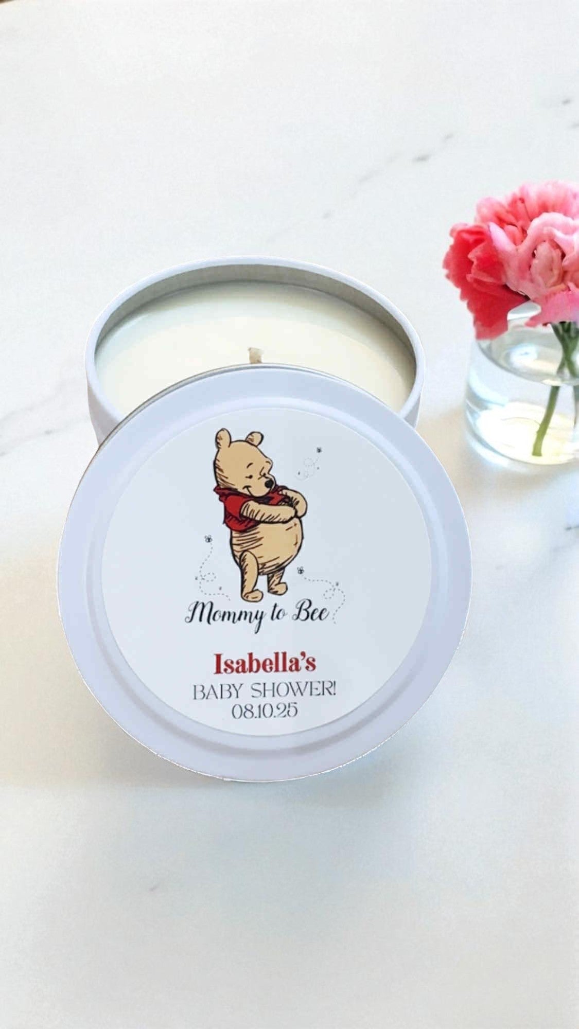 Winnie The Pooh Bulk Baby Shower Candle Favor
